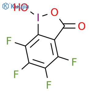 4,5,6,7-Tetrafluoro-1-hydroxy-1,2-benziodoxole-3(1H)-one structure