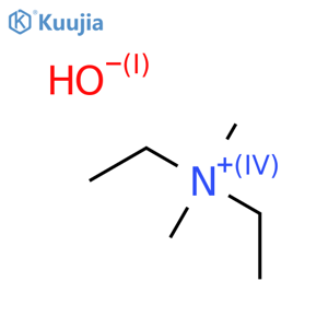 Diethyldimethylammonium hydroxide structure