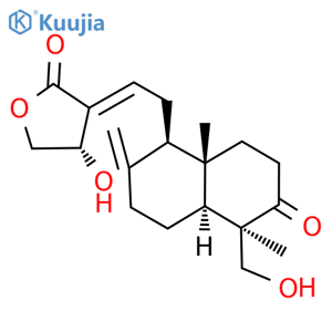 3-Oxoandrographolide structure