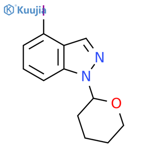 4-Iodo-1-(tetrahydro-2H-pyran-2-yl)-1H-indazole structure