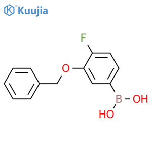 3-Benzyloxy-4-fluorophenylboronic acid structure