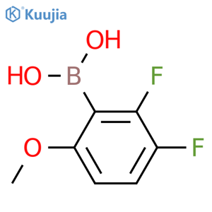 2,3-difluoro-6-methoxyphenyl boronic acid structure