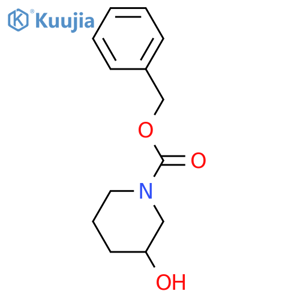 Benzyl 3-hydroxypiperidine-1-carboxylate structure