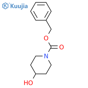 Benzyl 4-hydroxypiperidine-1-carboxylate structure