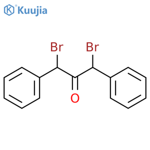 1,3-dibromo-1,3-diphenylpropan-2-one structure