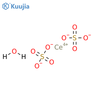 Sulfuric acid,cerium(4+) salt (2:1), hydrate (9CI) structure