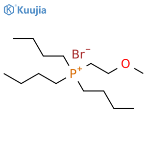 Phosphonium, tributyl(2-methoxyethyl)-, bromide (1:1) structure