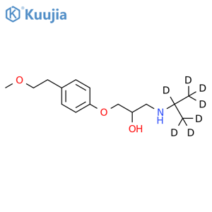 rac Metoprolol-d7 structure