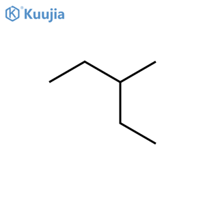 3-Methylpentane structure