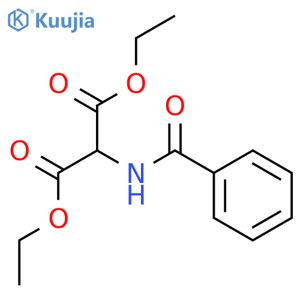 Diethyl Benzoylaminomalonate structure