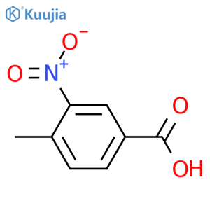 4-Methyl-3-nitrobenzoic acid structure