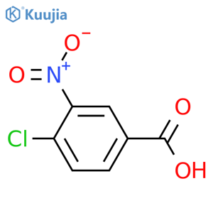 4-Chloro-3-nitrobenzoic acid structure