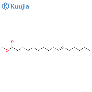 10-Hexadecenoic acid, methyl ester, (E)- structure