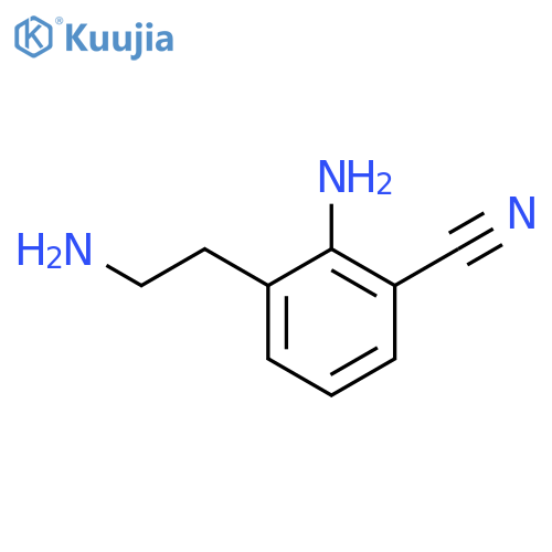 Benzonitrile,2-amino-3-(2-aminoethyl)- structure