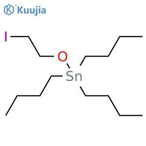 Stannane, tributyl(2-iodoethoxy)- structure