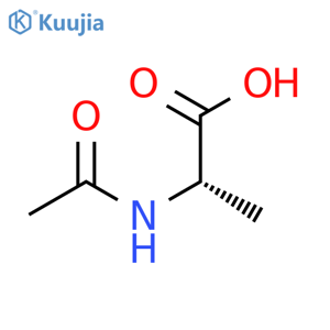 (2S)-2-acetamidopropanoic acid structure