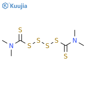 Methanethioamide,1,1'-tetrathiobis[N,N-dimethyl- structure