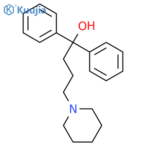 1,1-Diphenyl-4-(piperidin-1-yl)butan-1-ol structure