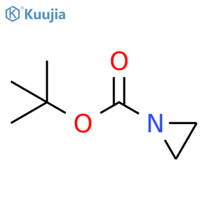 N-(tert-Butoxycarbonyl)aziridine structure