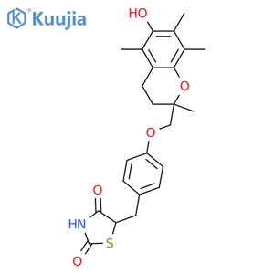 Troglitazone structure