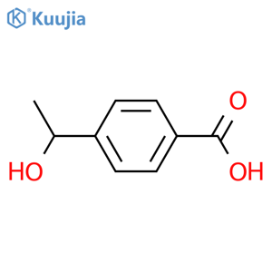 4-(1-Hydroxyethyl)benzoic acid structure