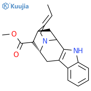 6,10-Methanoindolo[3,2-b]quinolizine-11-carboxylicacid, 9-ethylidene-5,6,8,9,10,11,11a,12-octahydro-, methyl ester,(6S,7R,9E,10R,11S,11aS)- structure