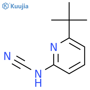 Cyanamide, [6-(1,1-dimethylethyl)-2-pyridinyl]- structure