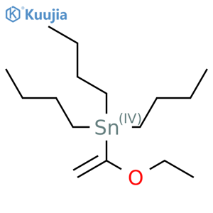 tributyl(1-ethoxyethenyl)stannane structure