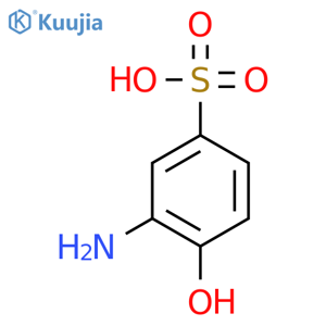 3-Amino-4-hydroxybenzenesulfonic acid structure