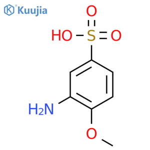 3-Amino-4-methoxybenzenesulfonic acid structure