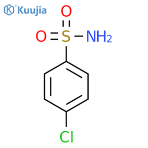 4-chlorobenzene-1-sulfonamide structure