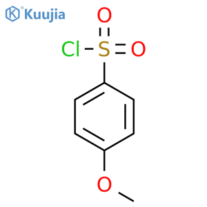 4-Methoxybenzenesulfonyl chloride structure