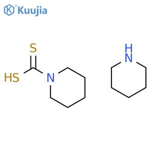 piperidinium piperidine-1-carbodithioate structure