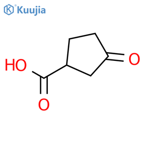 3-oxocyclopentane-1-carboxylic acid structure