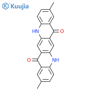 2,9-Dimethyl-5,12-dihydroquinolino2,3-bacridine-7,14-dione (Technical Grade) structure