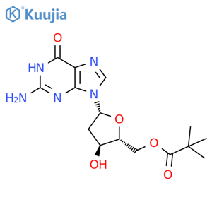 Guanosine, 2'-deoxy-, 5'-(2,2-dimethylpropanoate) (9CI) structure