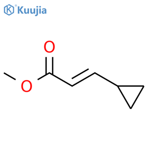 2-Propenoic acid, 3-cyclopropyl-, methyl ester structure