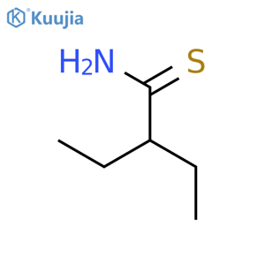 2-ethylbutanethioamide structure