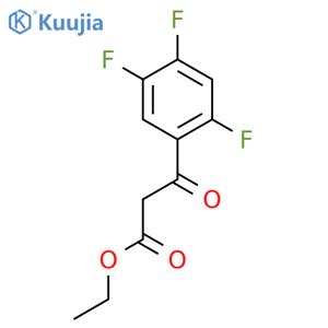 ethyl 3-oxo-3-(2,4,5-trifluorophenyl)propanoate structure