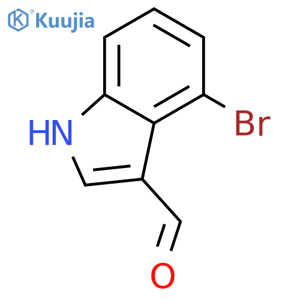 4-bromo-3-formylindole structure