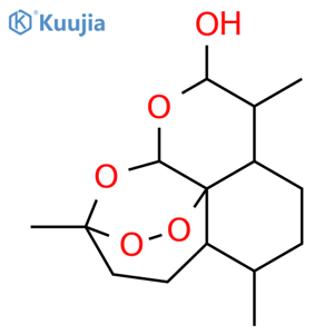 1,5,9-trimethyl-11,14,15,16-tetraoxatetracyclo10.3.1.0^{4,13}.0^{8,13}hexadecan-10-ol structure