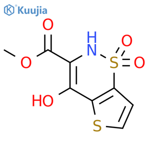 Methyl 4-Hydroxy-2H-thieno2,3-e1,2thiazine-3-carboxylate-1,1-dioxide structure