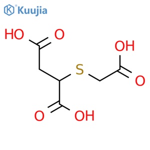 Carboxymethylmercaptosuccinic acid structure