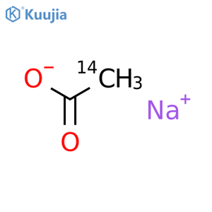 Natriumacetat-2-14C structure