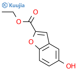 Ethyl 5-hydroxybenzofuran-2-carboxylate structure