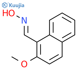 N-(2-methoxynaphthalen-1-yl)methylidenehydroxylamine structure