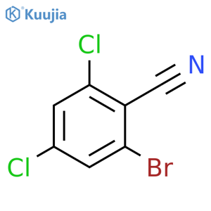 2-bromo-4,6-dichlorobenzonitrile structure