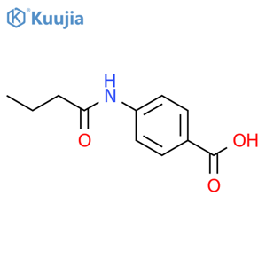 4-(butyrylamino)benzoic Acid structure