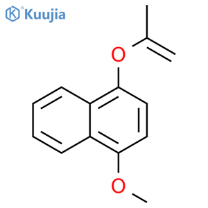 1-Methoxy-4-[(1-methylethenyl)oxy]naphthalene structure