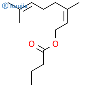 Neryl butyrate structure